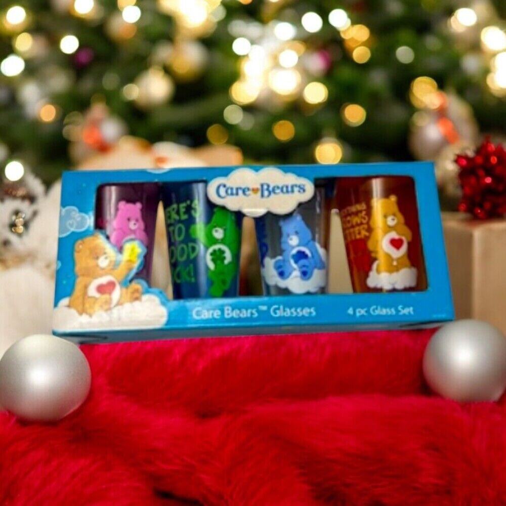 Care Bears Kawaii Coquette 4 Pack Pint Glasses!!